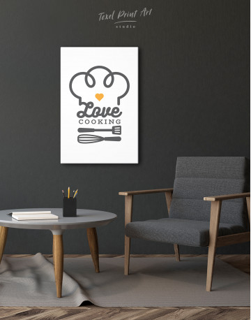 Love Cooking Canvas Wall Art - image 2