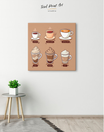 Coffee Types Collection Canvas Wall Art - image 2