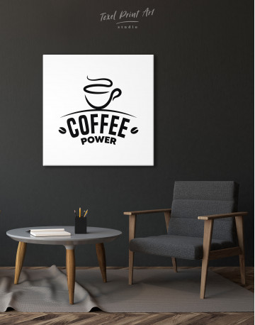 Coffee Power Canvas Wall Art - image 2