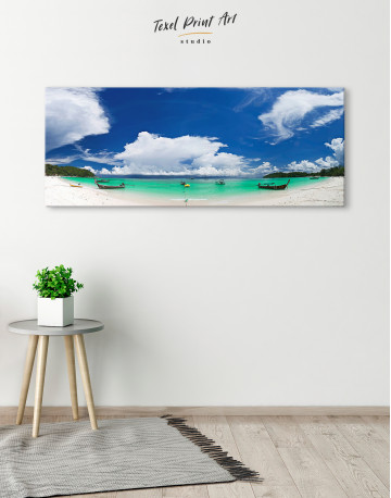 Panoramic Sea View Canvas Wall Art - image 4