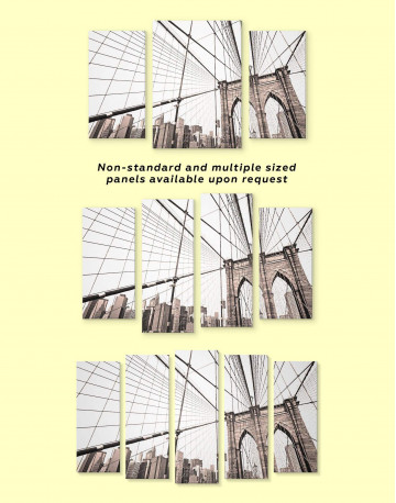Brooklyn Bridge New York Canvas Wall Art - image 2