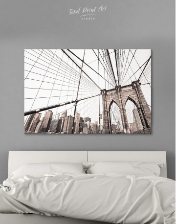 Brooklyn Bridge New York Canvas Wall Art - image 5
