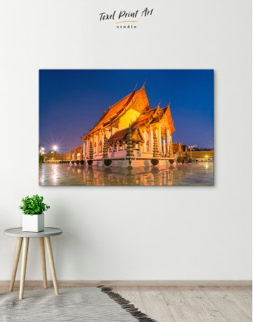 Wat Suthat Bangkok Canvas Wall Art - image 1