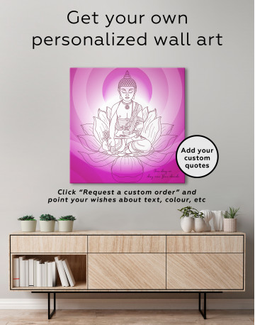 Buddha Yoga Canvas Wall Art - image 3