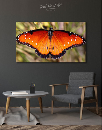 Butterfly with Spread Wings Canvas Wall Art - image 2
