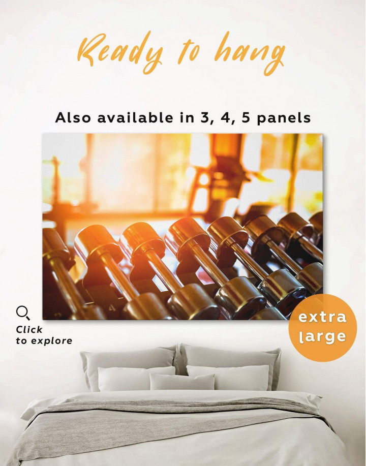 Fitness Gym Canvas Wall Art