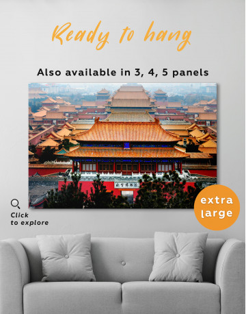 Forbidden City Skyline Canvas Wall Art - image 5