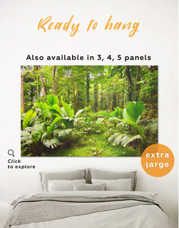Tropical Forest Canvas Wall Art