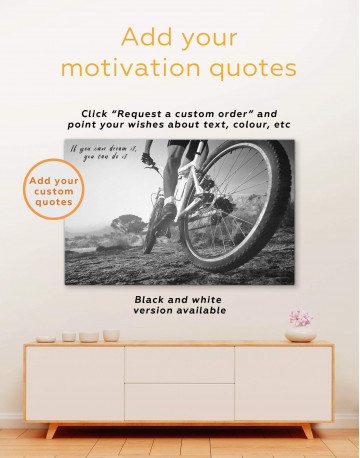 Off Road Cycling Canvas Wall Art - image 1