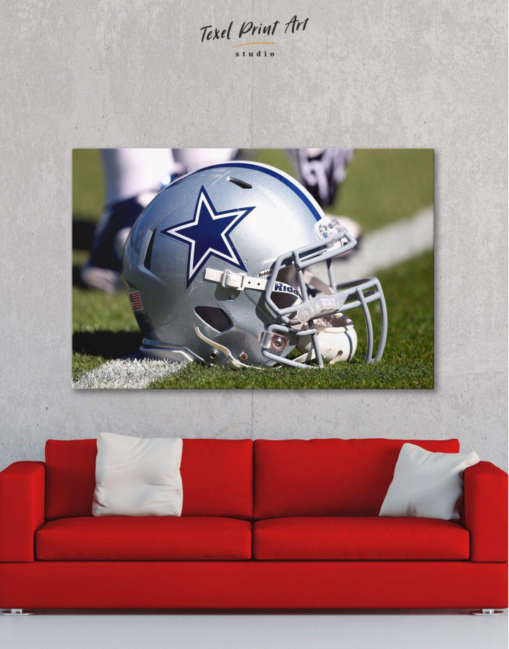 : Trends International NFL Dallas Cowboys - Drip Helmet 20 Wall  Poster, 22.375 x 34, Black Framed Version : Sports & Outdoors