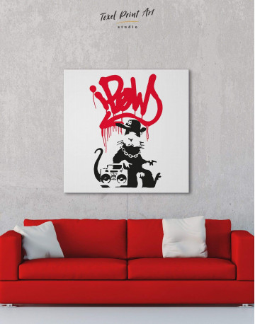 Gangsta Rat Canvas Wall Art - image 2
