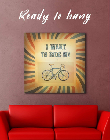 Bicycle Canvas Wall Art
