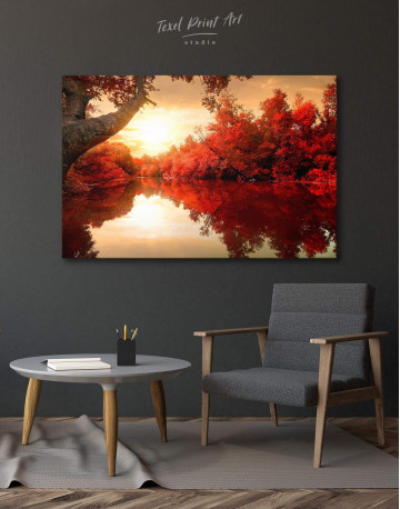 Autumn Landscape Canvas Wall Art