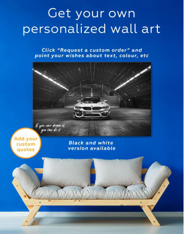 BMW M4 Canvas Wall Art - image 1