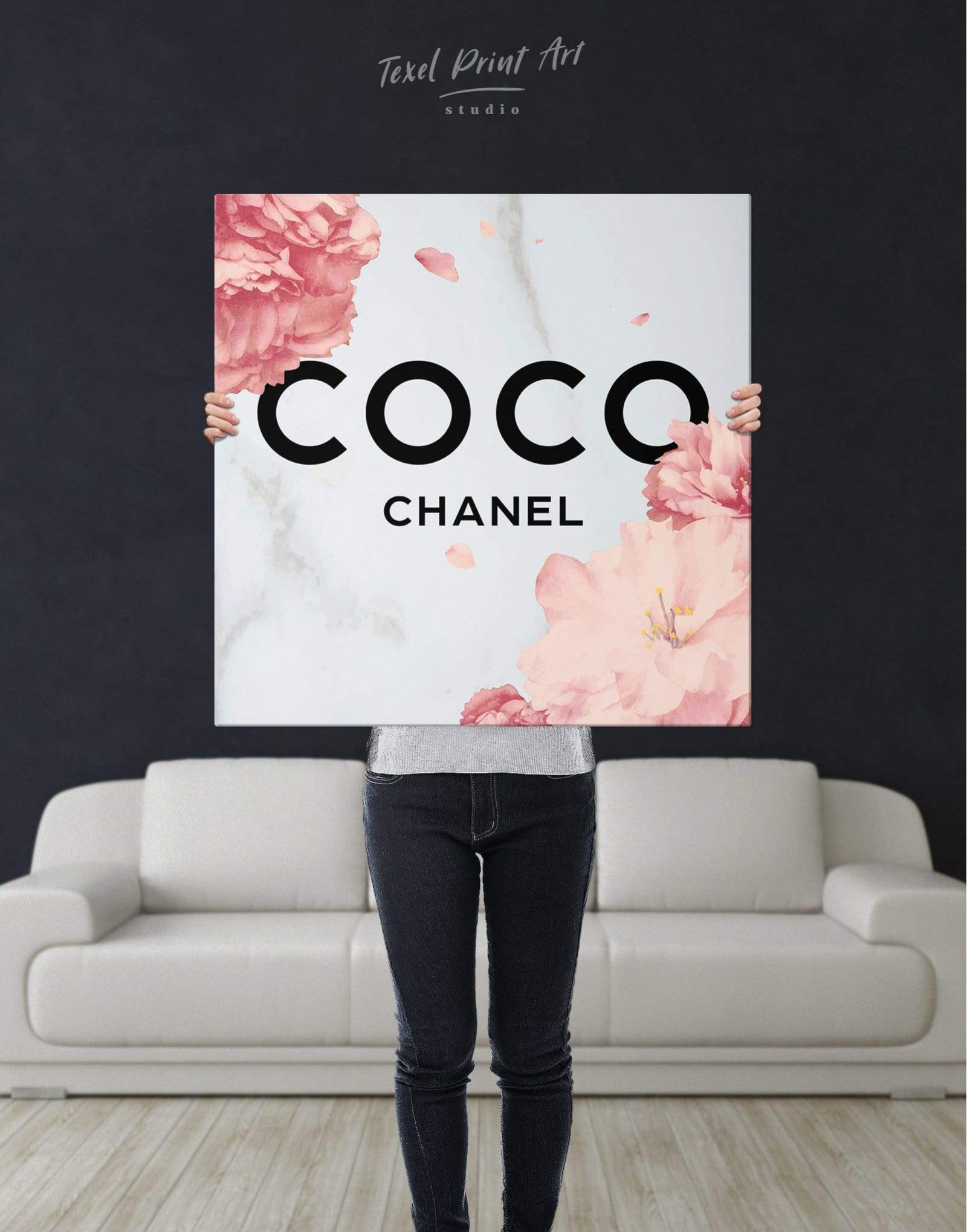 Chanel Logo and Quote Print  A1 to A4 Size  Miaandcostore