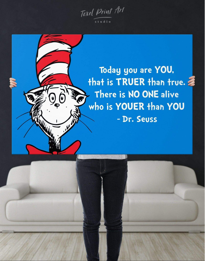 Dr.Seuss Quote Canvas Wall Art | TexelPrintArt