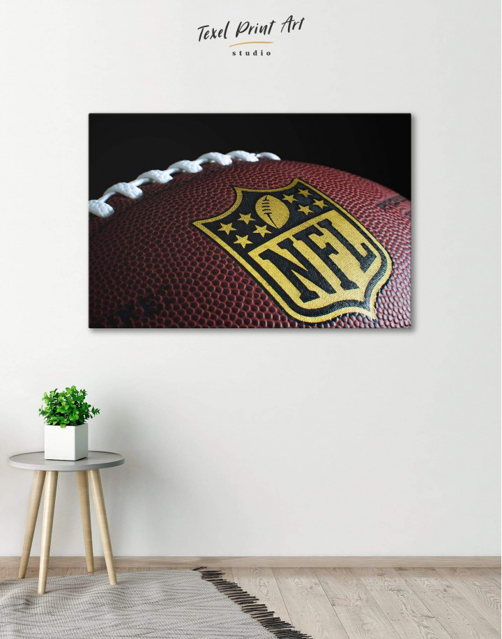 NFL Rugby Ball Canvas Wall Art