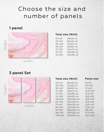 Pink Abstract Painting Canvas Wall Art - image 9