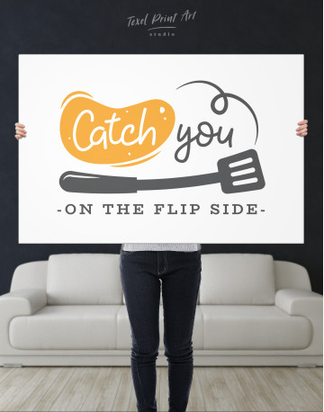 Catch You On The Flip Side Canvas Wall Art - image 2