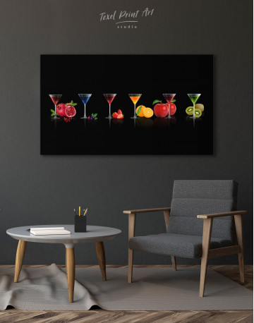 Cocktail Glass Canvas Wall Art - image 4
