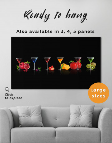 Cocktail Glass Canvas Wall Art
