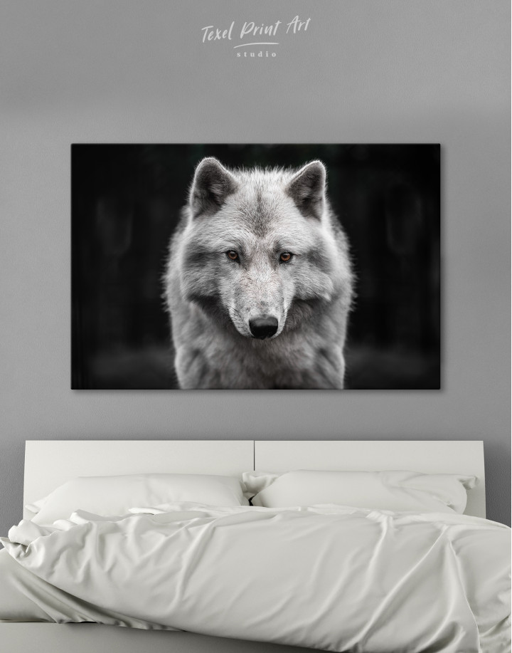Gray Wolf Canvas Wall Art