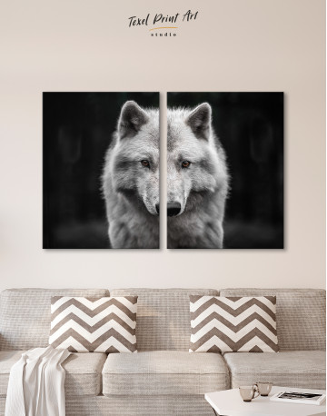 Gray Wolf Canvas Wall Art - image 9