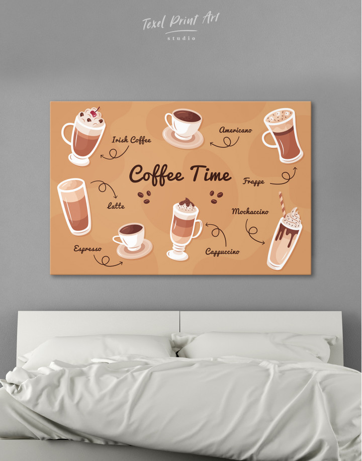 Coffee Time Canvas Wall Art