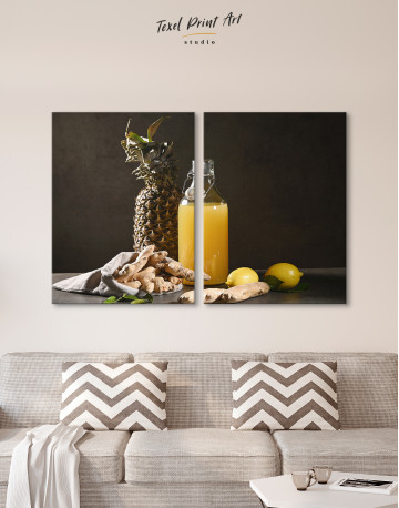 Pineapple Ginger Juice Canvas Wall Art - image 8