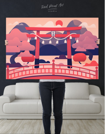 Japanese Torii Gate Canvas Wall Art - image 9