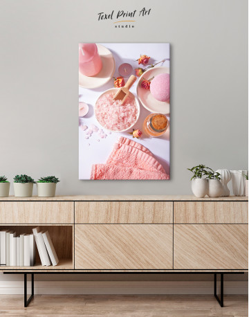 Pink Salt Canvas Wall Art - image 1