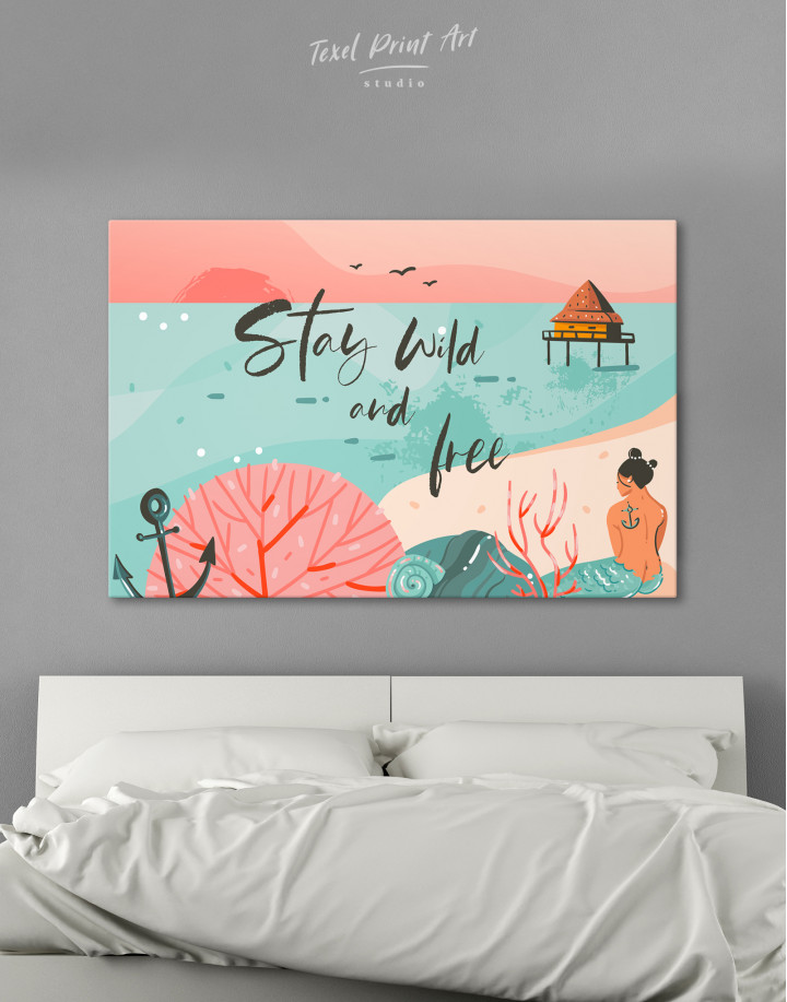 Stay Wild and Free Canvas Wall Art