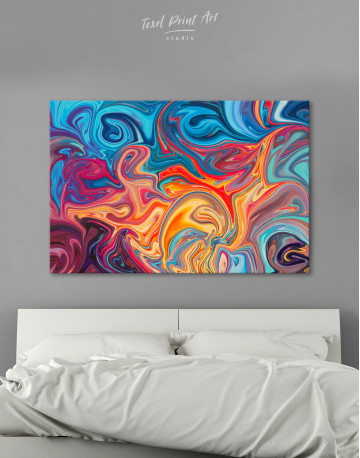 Colorful Marble Canvas Wall Art