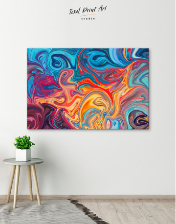 Colorful Marble Canvas Wall Art - image 3