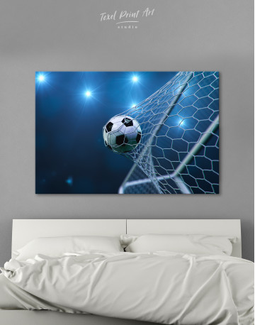 Soccer Goal Canvas Wall Art