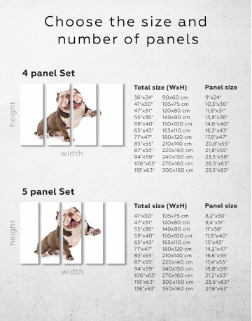 Smiling American Bully Canvas Wall Art - image 10