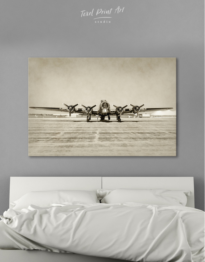 Propeller Driven Aircraft Canvas Wall Art