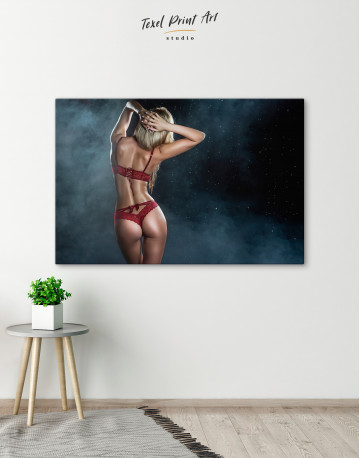 Wet Sexy Girl Canvas Wall Art - image 2