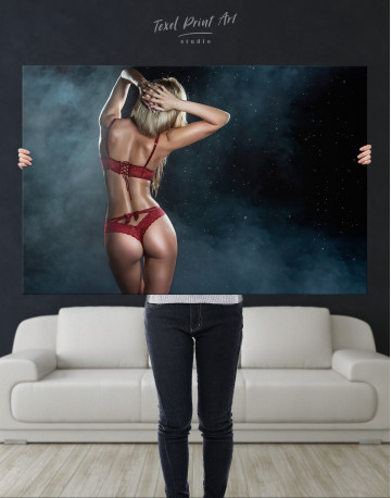Wet Sexy Girl Canvas Wall Art - image 10