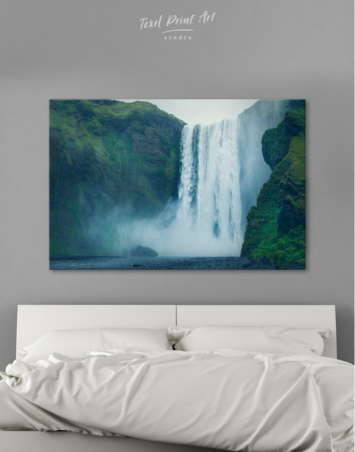 Skogafoss Waterfall Canvas Wall Art