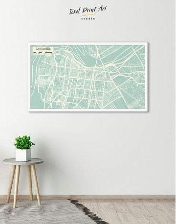 Louisville City Map Canvas Wall Art - image 4