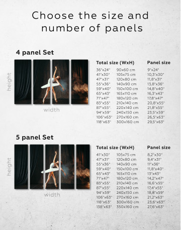 Ballerina Photo Canvas Wall Art - image 2