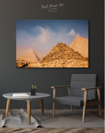 Egyptian Great Pyramids of Giza Canvas Wall Art - image 4