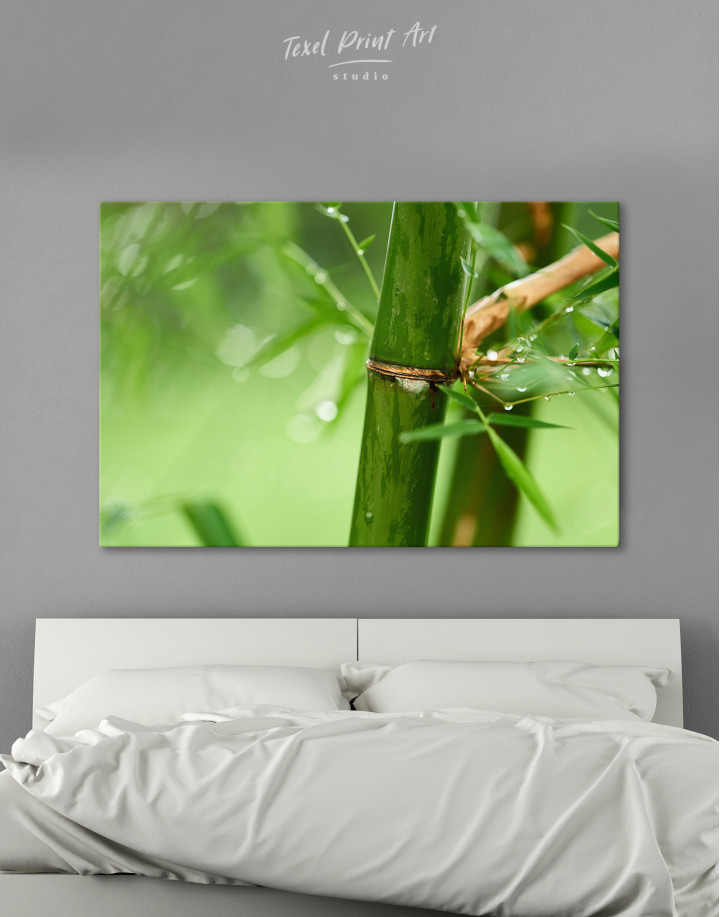 Nature Bamboo Branches Canvas Wall Art