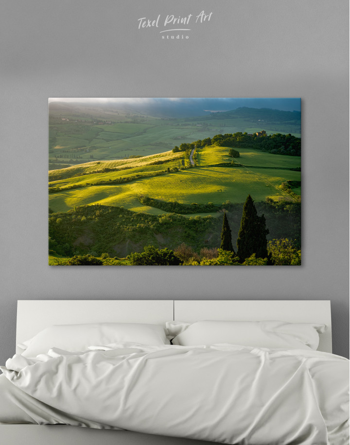 Val D'orcia Italy Landscape Canvas Wall Art