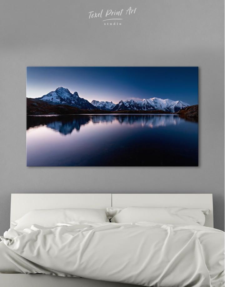 Mont Blanc Mountain Canvas Wall Art