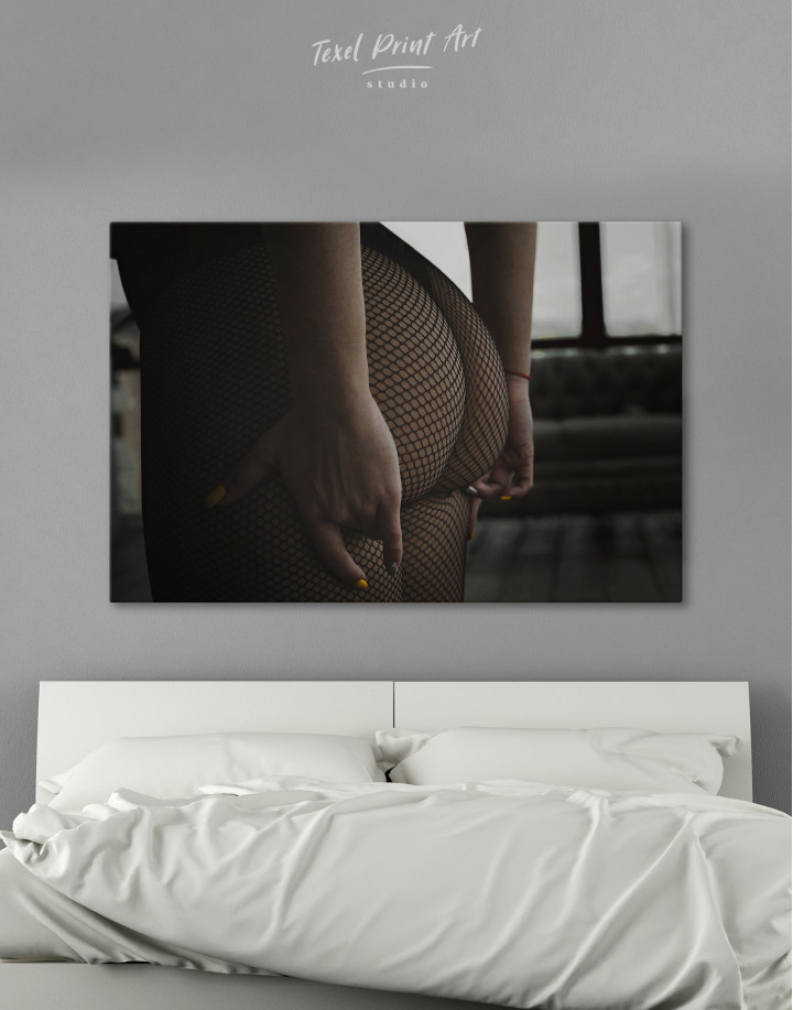 Sexy Woman's Buttocks Canvas Wall Art