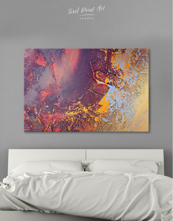 Abstract Colored Oil Painting Canvas Wall Art