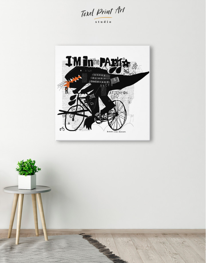 I`m in the Park Rex Canvas Wall Art