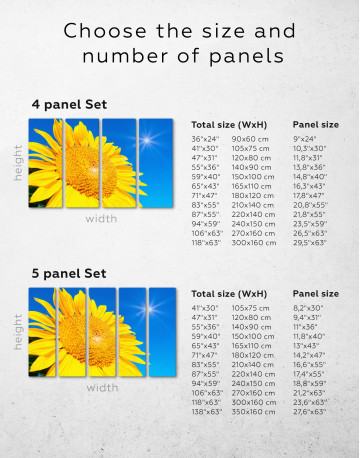 Shining Sunflower Canvas Wall Art - image 2